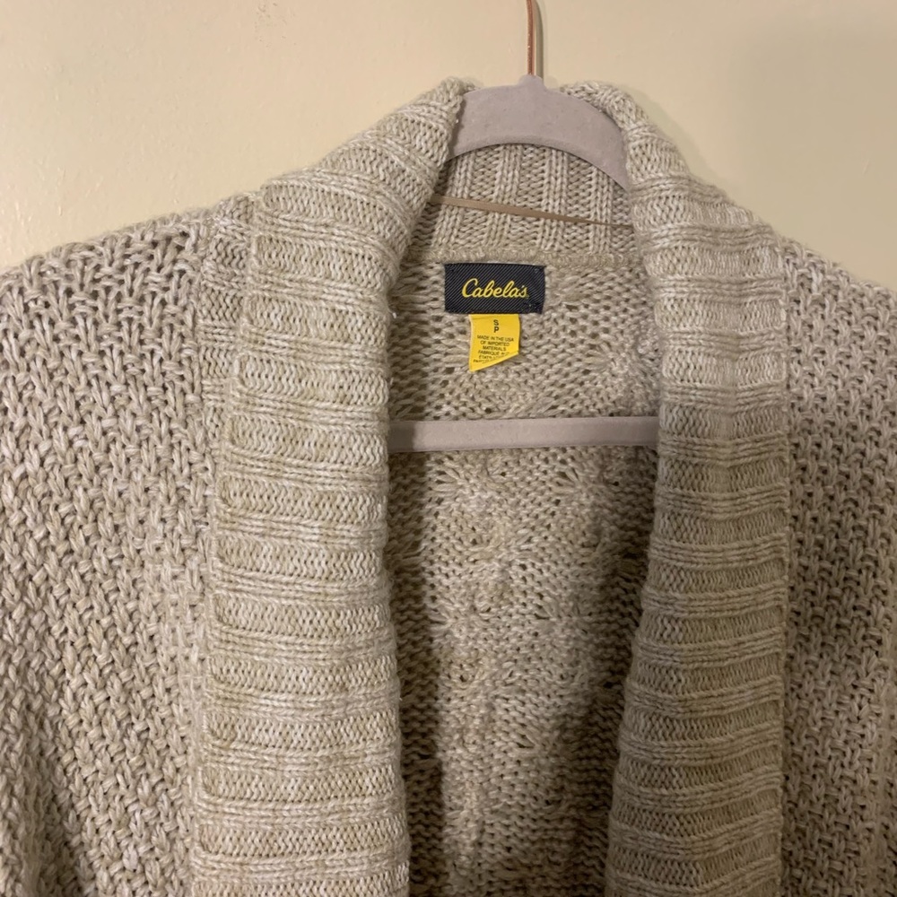 Cabelas oversized knit cardigan - Picture 3 of 5